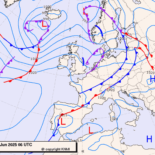 Previsioni meteo per lunedì 2, martedì 3, mercoledì 4 (giugno)