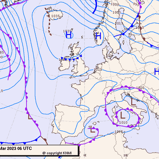 Previsioni meteo per giovedì 2, venerdì 3, sabato 4 (marzo)