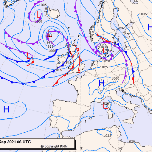 Previsioni meteo per giovedì 30, venerdì 1, sabato 2 (settembre-ottobre)