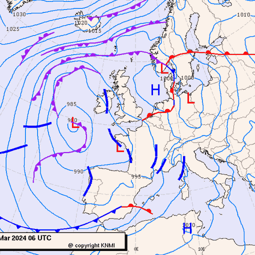 Previsioni meteo per domenica 31, lunedì 1, martedì 2 (marzo-aprile)
