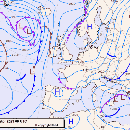 Previsioni meteo per lunedì 3, martedì 4, mercoledì 5 (aprile)