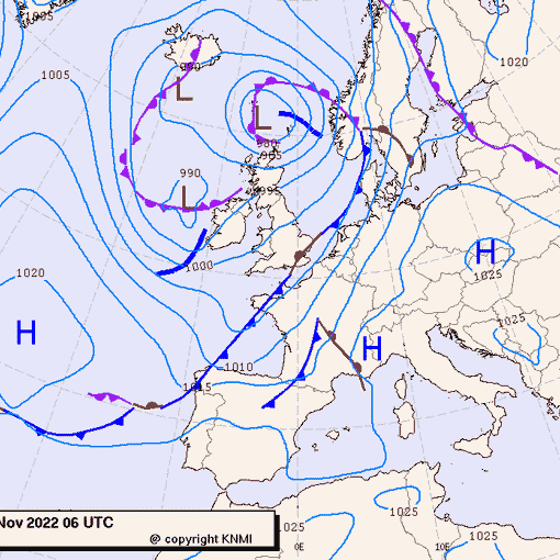 Previsioni meteo per giovedì 3, venerdì 4, sabato 5 (novembre)