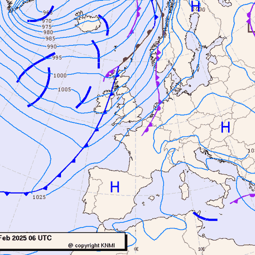 Previsioni meteo per martedì 4, mercoledì 5, giovedì 6 (febbraio)