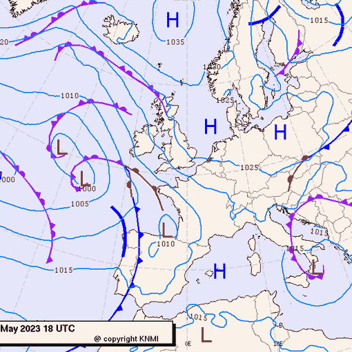 Previsioni meteo per giovedì 4, venerdì 5, sabato 6 (maggio)