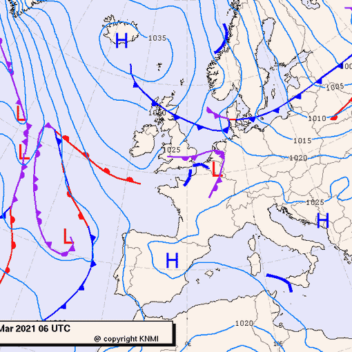 Previsioni meteo per giovedì 4, venerdì 5, sabato 6 (marzo)