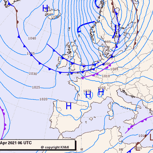 Previsioni meteo per lunedì 5, martedì 6, mercoledì 7 (aprile)