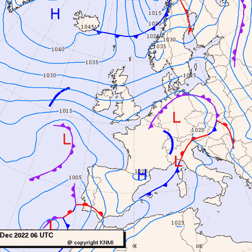 Previsioni meteo per lunedì 5, martedì 6, mercoledì 7 (dicembre)