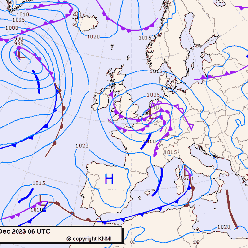 Previsioni meteo per martedì 5, mercoledì 6, giovedì 7 (dicembre)