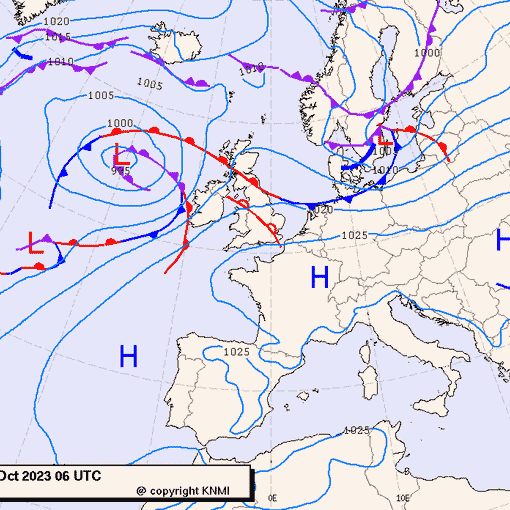 Previsioni meteo per giovedì 5, venerdì 6, sabato 7 (ottobre)