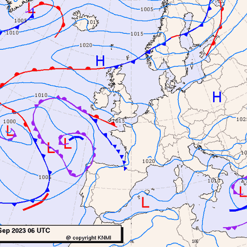 Previsioni meteo per martedì 5, mercoledì 6, giovedì 7 (settembre)