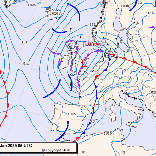 Previsioni meteo per lunedì 6, martedì 7, martedì 8 (gennaio)