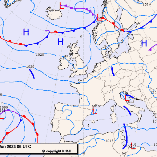 Previsioni meteo per martedì 6, mercoledì 7, giovedì 8 (giugno)
