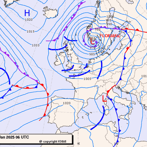 Previsioni meteo per martedì 7, mercoledì 8, giovedì 9 (gennaio)