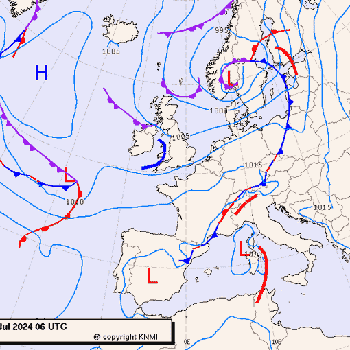 Previsioni meteo per domenica 7, lunedì 8, martedì 9 (luglio)