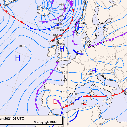 Previsioni meteo per sabato 9, domenica 10, lunedì 11 (gennaio)