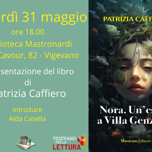 Vigevano: alla biblioteca Mastronardi la presentazione del libro &quot;Nora. Un'estate a Villa Genziana&quot;
