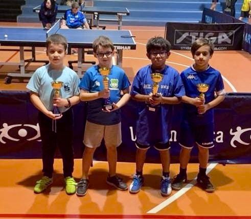 Tennistavolo: torneo provinciale, podio per Filippo Galli nell’U11