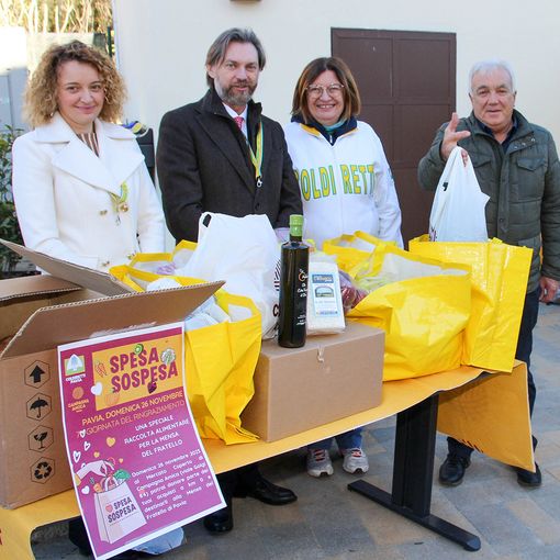 Pavia, raccolti oltre 400 chili di “spesa sospesa” durante la Giornata del Ringraziamento Coldiretti
