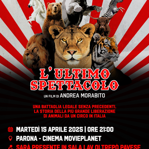 &quot;L'ultimo spettacolo - storia di una liberazione&quot; di Andrea Morabito arriva nelle sale del cinema Movieplanet di Parona il 15 aprile