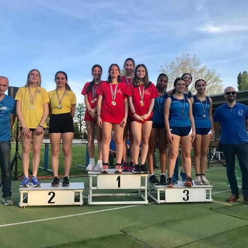 Atletica Vigevano: Carolina Gelmotto inizia subito bene sui 100 metri. Ottimo risultato anche per la staffetta 4x100 cadette