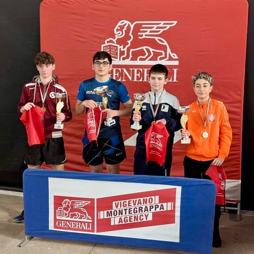 Tennistavolo: Memorial Beppe Molina, nell’Under 15 vittoria di Gabriel Deleraico