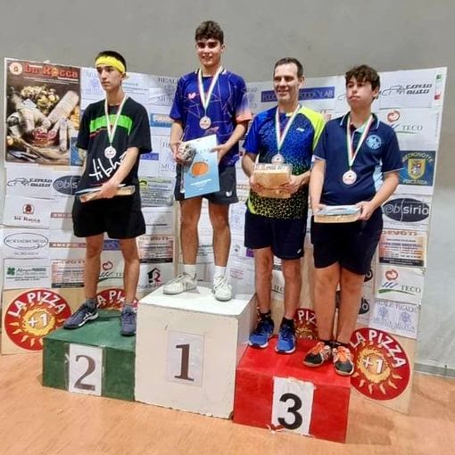 Tennistavolo, buone notizie da Cortemaggiore. Nel torneo “Over 4000” terzo posto di Peluso
