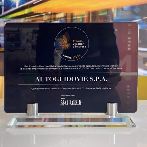 Autoguidovie si aggiudica il “Premio Visionari d’Impresa”