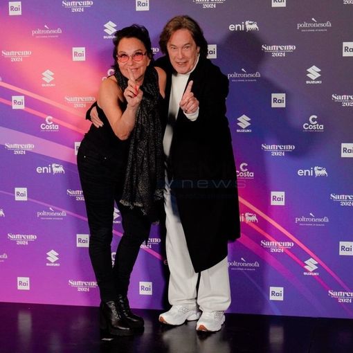 I Ricchi e Poveri in sala stampa al Teatro Ariston (foto Duilio Rizzo)