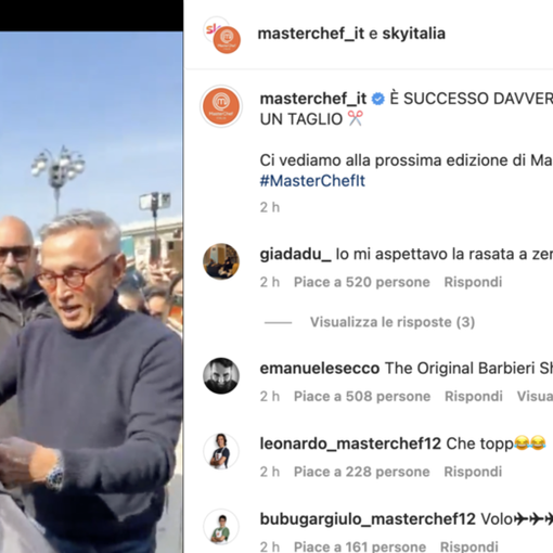 Promessa mantenuta: il taglio di capelli del varesino Edoardo, re di Masterchef