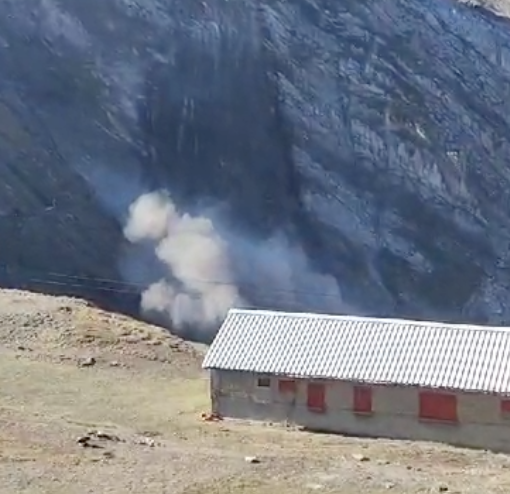 Sono due trentenni novaresi i dispersi della frana in Val Formazza. In un video il momento del distacco