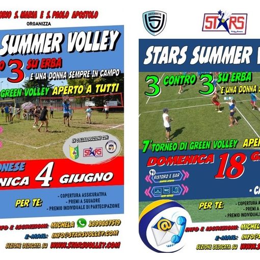 Mortara: torna l'appuntamento con Stars Summer Volley, aperte le iscrizioni