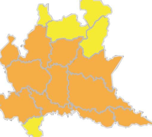 &quot;Temporali forti con grandine anche di medie dimensioni&quot;: da mezzanotte allerta arancione per Pavia città