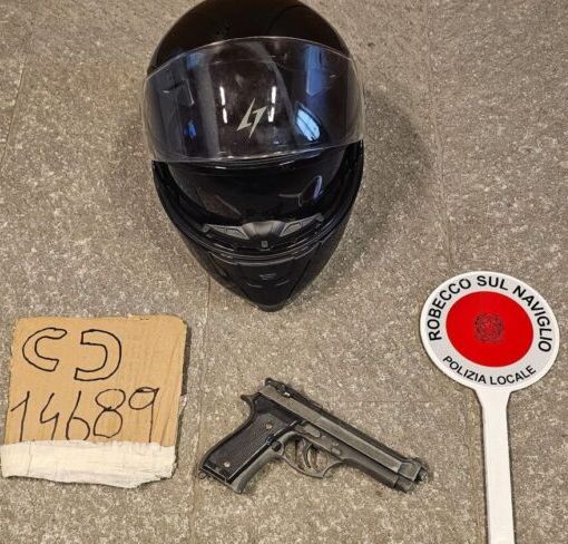 Robecco sul Naviglio: 44enne con pistola a Casterno denunciato per tentata rapina, porto abusivo d’arma e resistenza