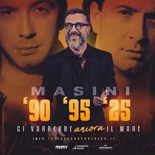 Vigevano, Marco Masini il 5 settembre in concerto al castello Sforzesco