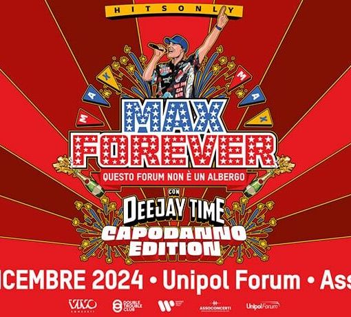 Max Pezzali, concerto di Capodanno al Forum di Assago