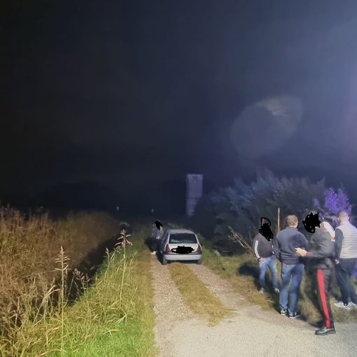 Garlasco: esce di strada con l'auto a Cascina Guastina, ferito un 29enne