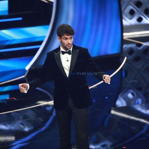 La famiglia di Matteo Berrettini al completo all'Ariston
