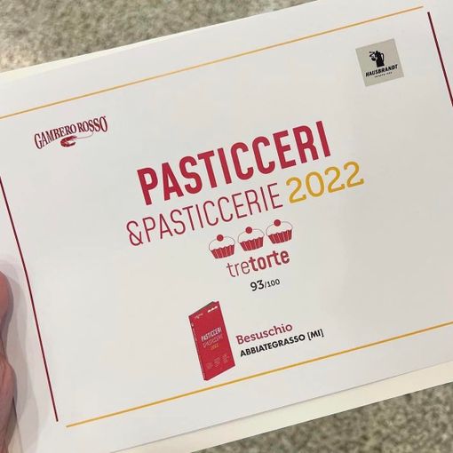 Tre Torte del Gambero Rosso per la Pasticceria Besuschio: Abbiategrasso (sempre) sugli scudi.. ‘dolciari’
