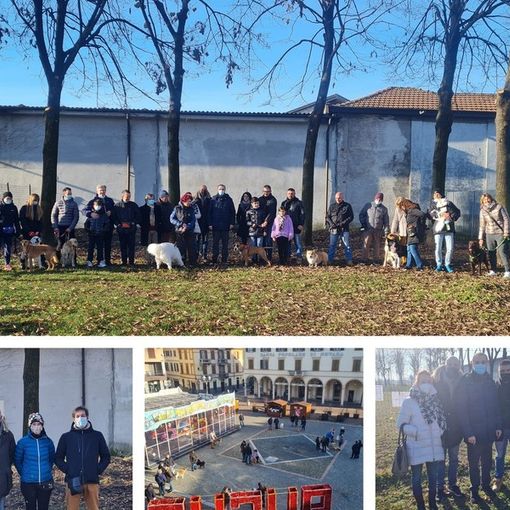 Inaugurata la nuova area cani di Trecate