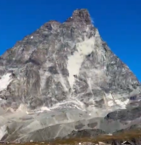 VIDEO. Troppo caldo in montagna. Zero termico a quasi 5.000 metri: frana sul Cervino
