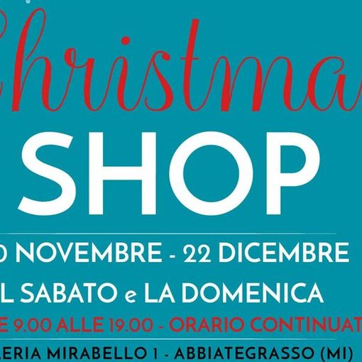 Abbiategrasso, che bella cosa: venerdì apre lo Shop natalizio dell’Hospice