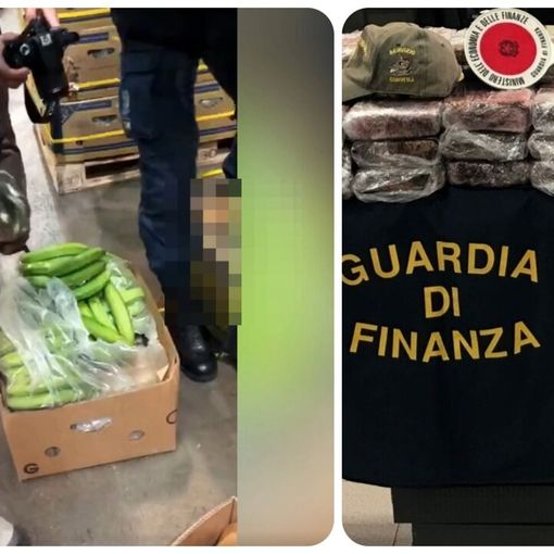 5 milioni di cocaina tra le banane a Vado Ligure. In manette 37enne albanese residente a Milano