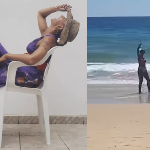 Daniela, una bellissima foto del suo profilo Instagram usata da Emy Bossi, e un'immagine del suo video di saluto