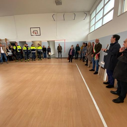 Sartirana: inaugurata la palestra scolastica, dopo i lavori di ammodernamento e messa in sicurezza