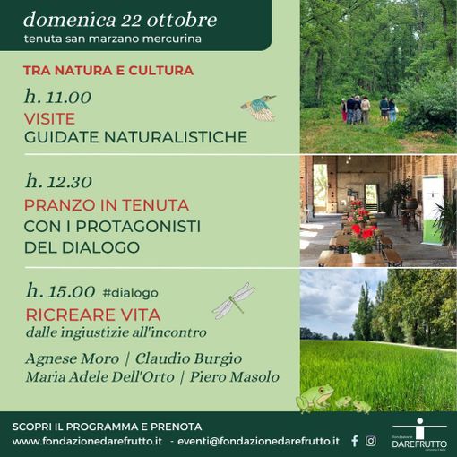 Giornata tra natura e cultura alla tenuta San Marzano Mercurina di Pieve del Cairo