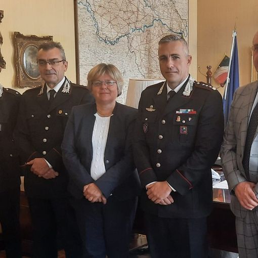 Pavia: il prefetto De Carlini ha incontrato i nuovi ufficiali in forza al comando provinciale dei carabinieri