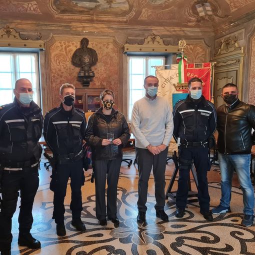 Trecate: consegna dei gradi a 3 agenti di Polizia Locale