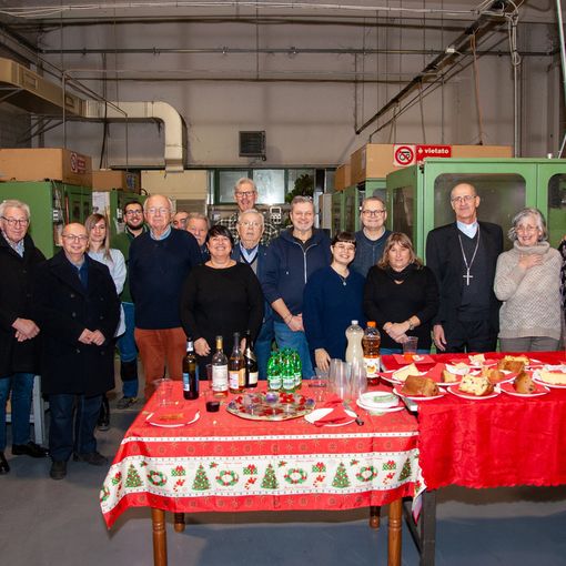 Vigevano, Consorzio Santi Crispino e Crispiniano: Santa Messa in azienda