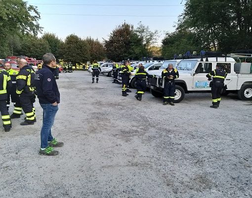 Il GCPC di Vigevano e il GLPI di Sannazzaro presenti alle esercitazioni contro gli incendi boschivi