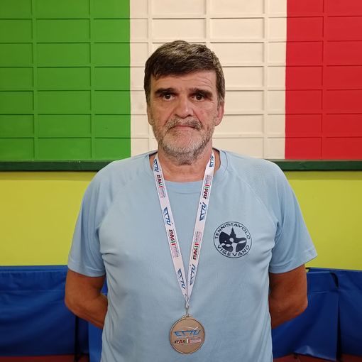 Tennistavolo campionati europei veterani: fantastica medaglia d’argento del robbiese Gianmarco Gallina